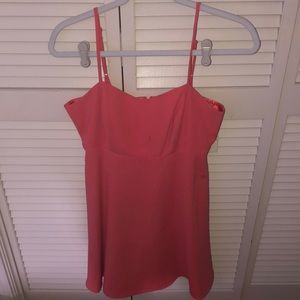 Pink spaghetti strap dress